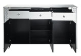 Maya 3-drawer Accent Cabinet Silver