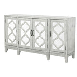 Mckellen 4-door Accent Cabinet Antique White