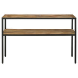 Quince Console Table with Open Shelf Natural