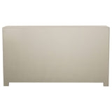 Toula 4-door Accent Cabinet Smoke and Champagne