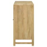 Zamora Rectangular 3-door Accent Cabinet Natural