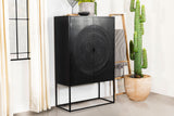 Jenna 2-door Accent Cabinet Black