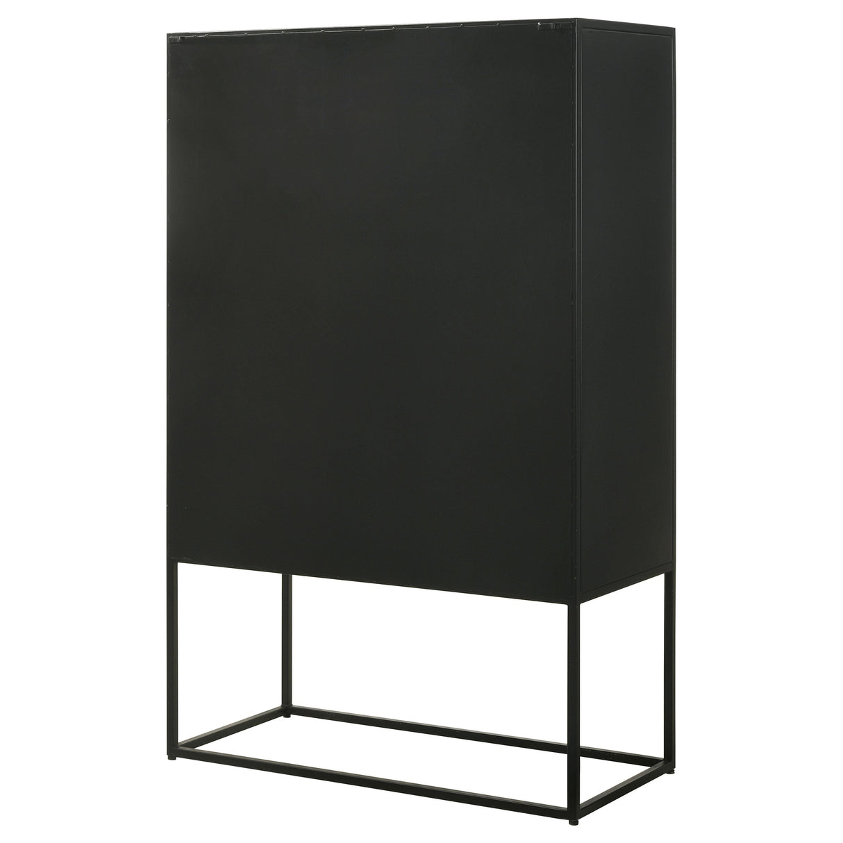 Jenna 2-door Accent Cabinet Black