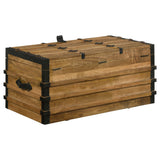 Simmons Rectangular Storage Trunk Natural and Black