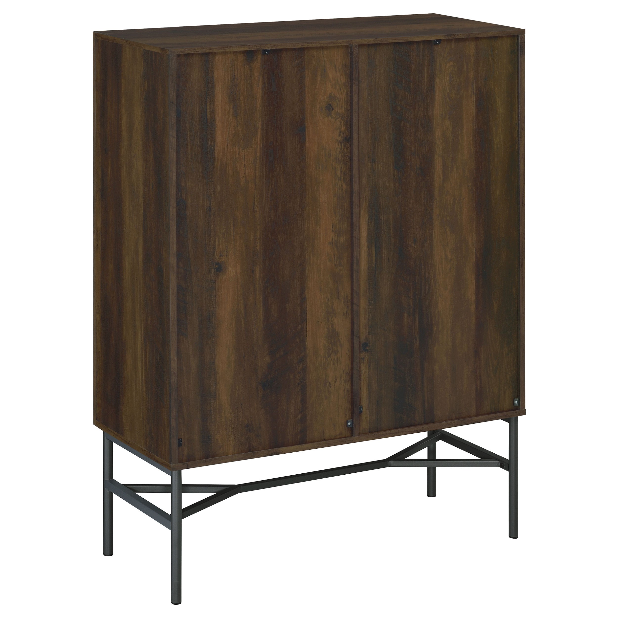 Bonilla 2-door Accent Cabinet with Glass Shelves