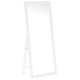 Windrose 28 x 67 Inch Tempered LED Standing Mirror White