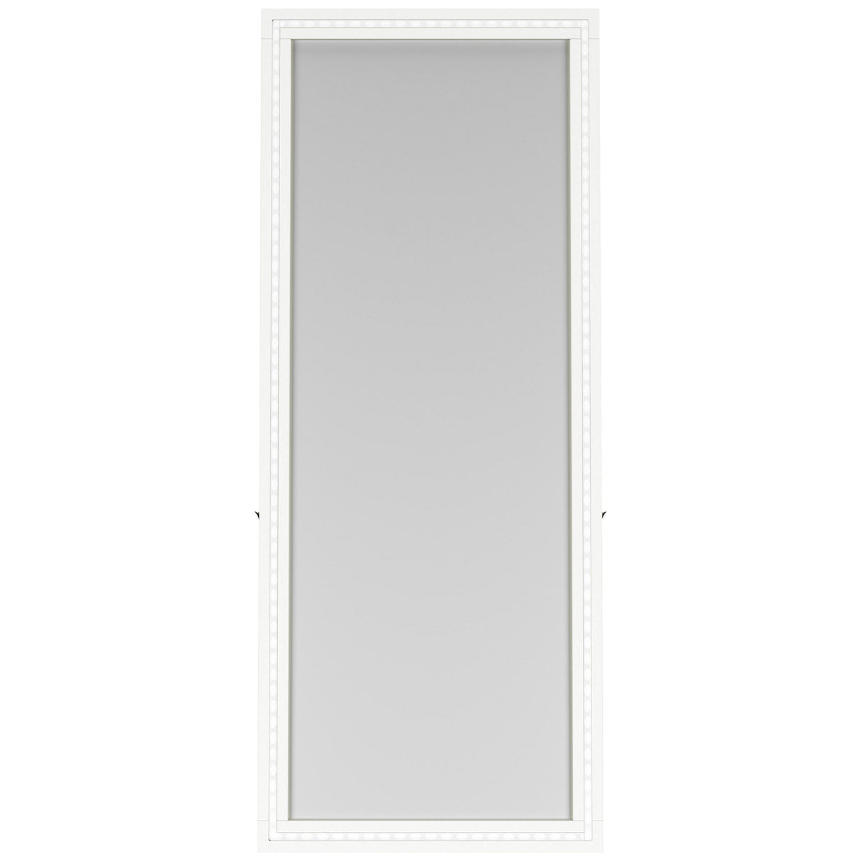 Windrose 28 x 67 Inch Tempered LED Standing Mirror White