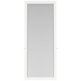 Windrose 28 x 67 Inch Tempered LED Standing Mirror White