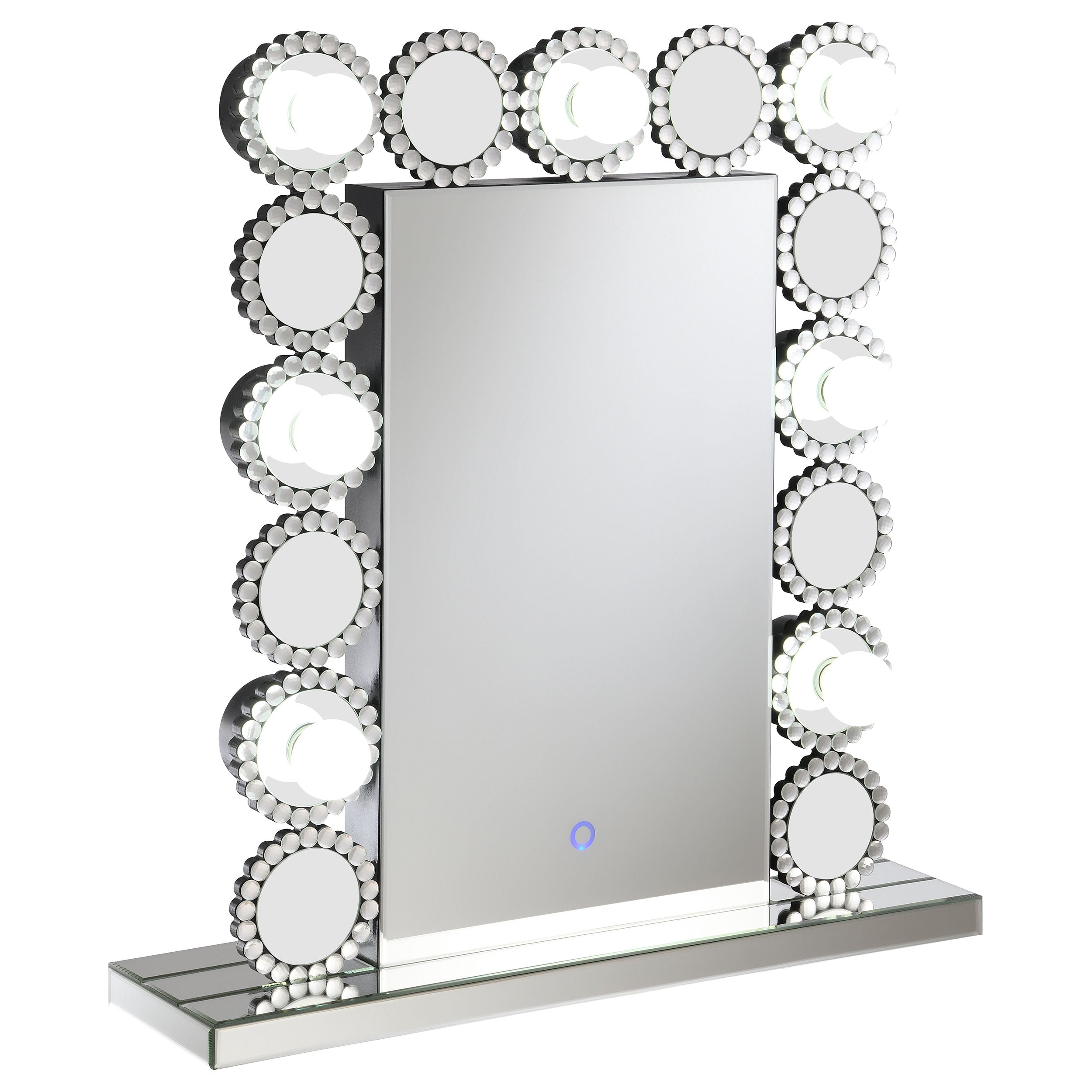 Aghes Rectangular Table Mirror with LED Lighting Mirror