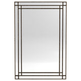 Beaded Trim Mirror Silver