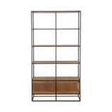 Belcroft 4-drawer Etagere Natural Acacia and Black