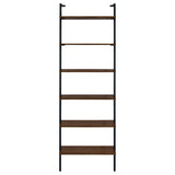 Owens 96-inch 6-shelf Wall Bookshelf Walnut