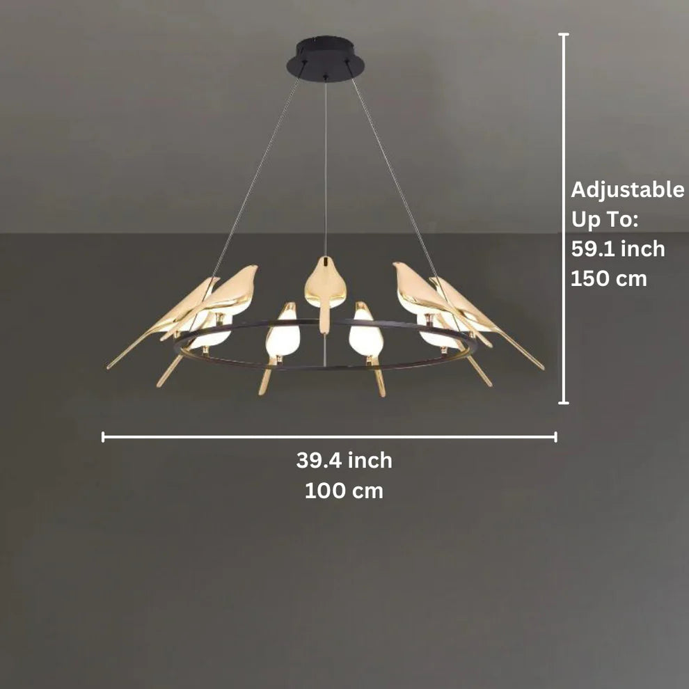 ArtZ® Love Birds Chandeliers