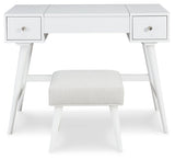 Thadamere Vanity with Stool