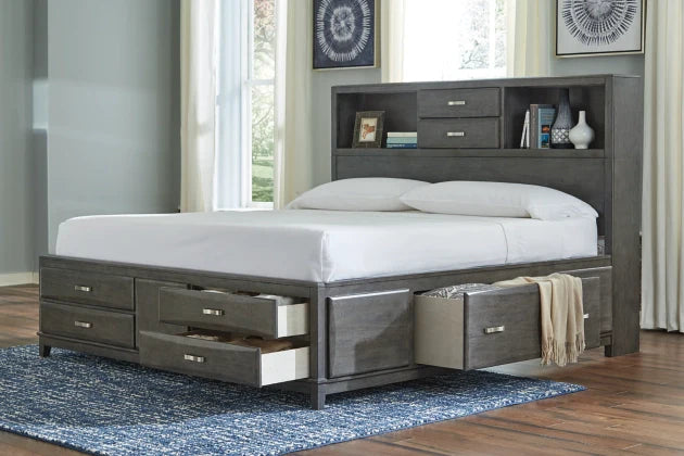 Caitbrook Storage Bed with 8 Drawers - Walo Furniture (Chicago, Illinois)