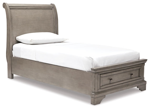 Sleigh Bed with Storage - Walo Furniture (Chicago, Illinois)