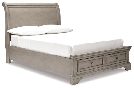 Sleigh Bed with Storage - Walo Furniture (Chicago, Illinois)