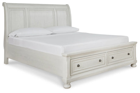 Sleigh Bed with Storage - Walo Furniture (Chicago, Illinois)