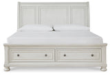 Sleigh Bed with Storage - Walo Furniture (Chicago, Illinois)