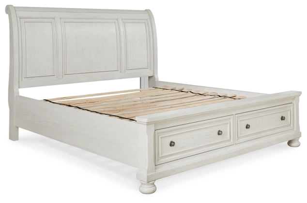 Sleigh Bed with Storage - Walo Furniture (Chicago, Illinois)