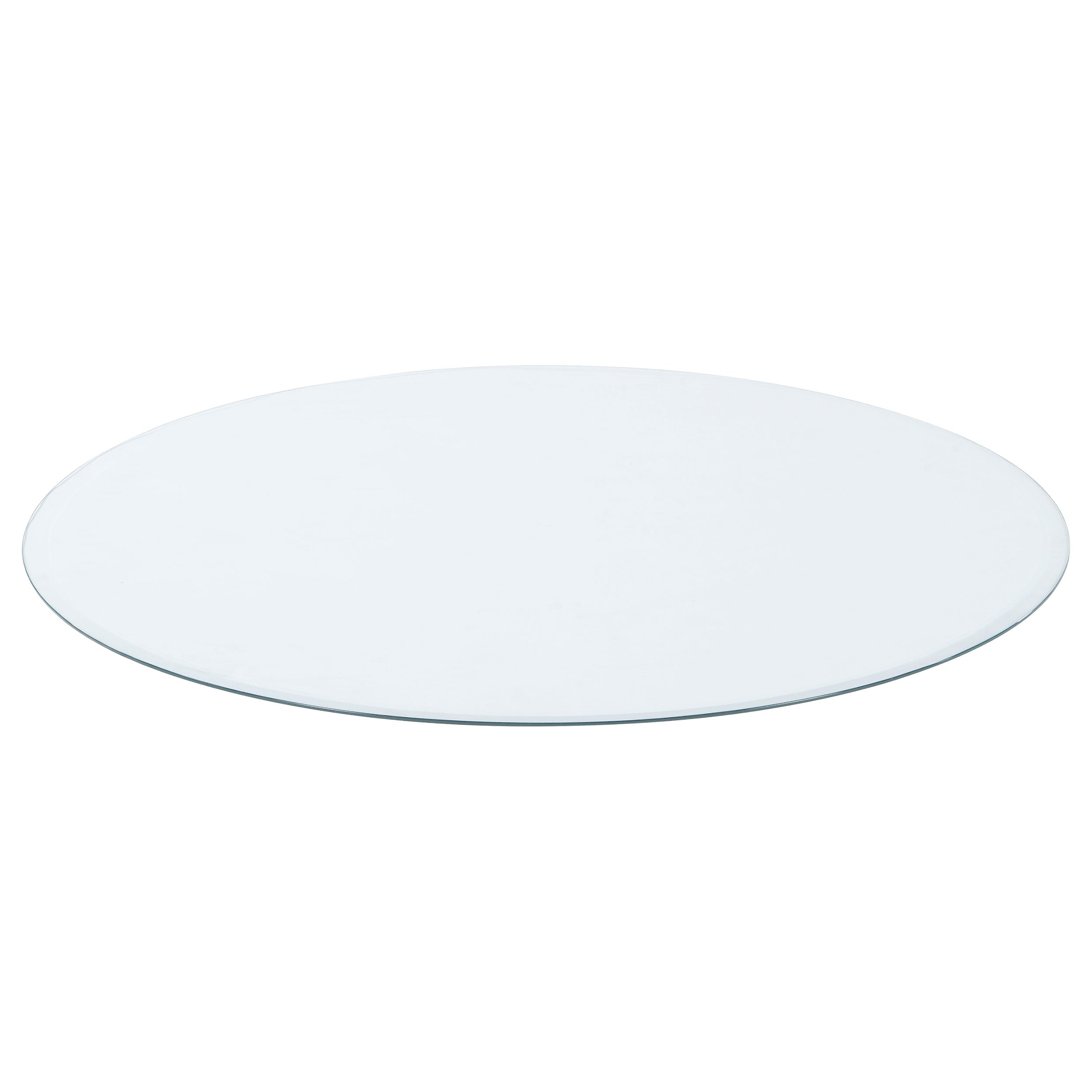 36-inch 6mm Round Clear Tempered Glass Top