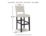 Leektree Bar Height Bar Stool