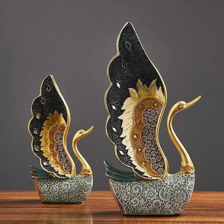 ArtZ® Swan Figurines, 2 Piece Set