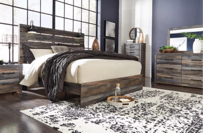 Drystan Panel Bed - Walo Furniture (Chicago, Illinois)