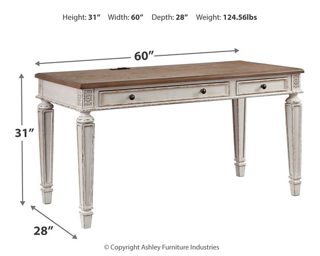 Realyn 60" Home Office Desk