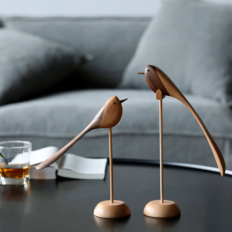 ArtZ® Nordic Wooden Bird Sculptures