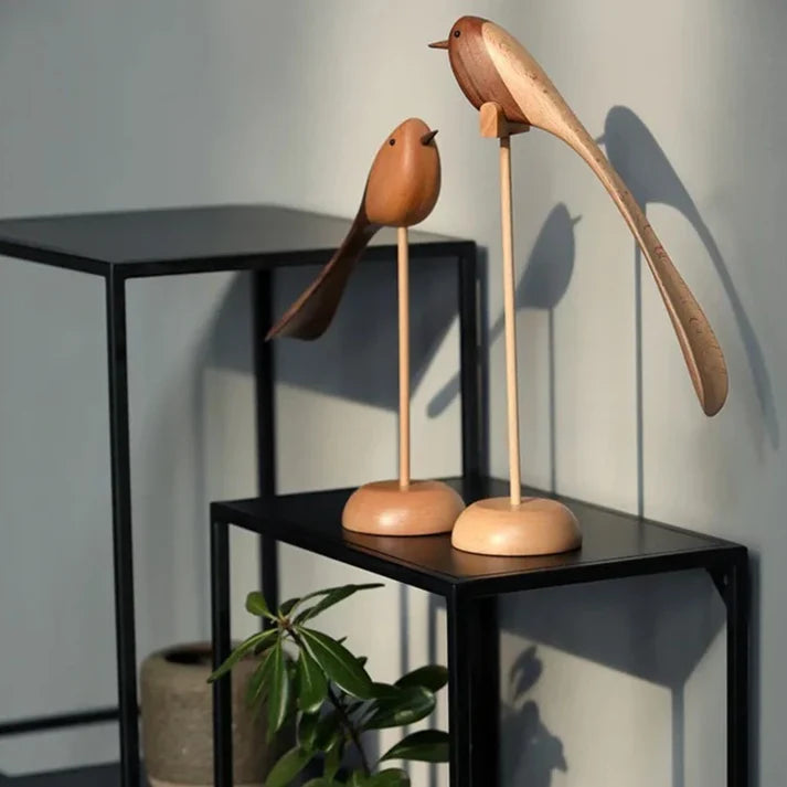 ArtZ® Nordic Wooden Bird Sculptures