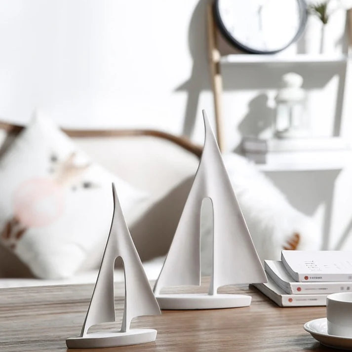 ArtZ® Nordic Abstract Sailboat Sculpture