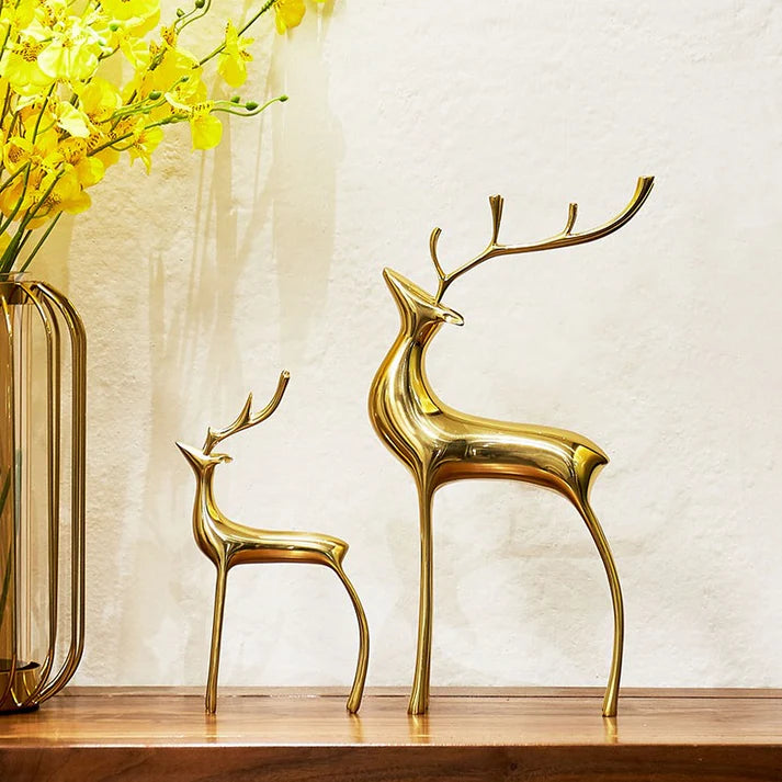 ArtZ® Abstract Nordic Reindeer Sculptures