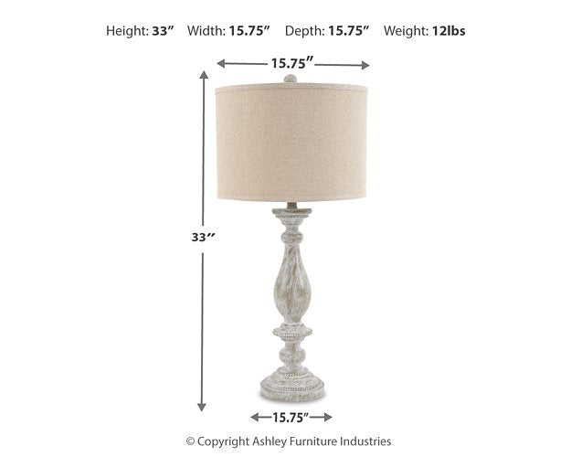 Bernadate Table Lamp (Set of 2)