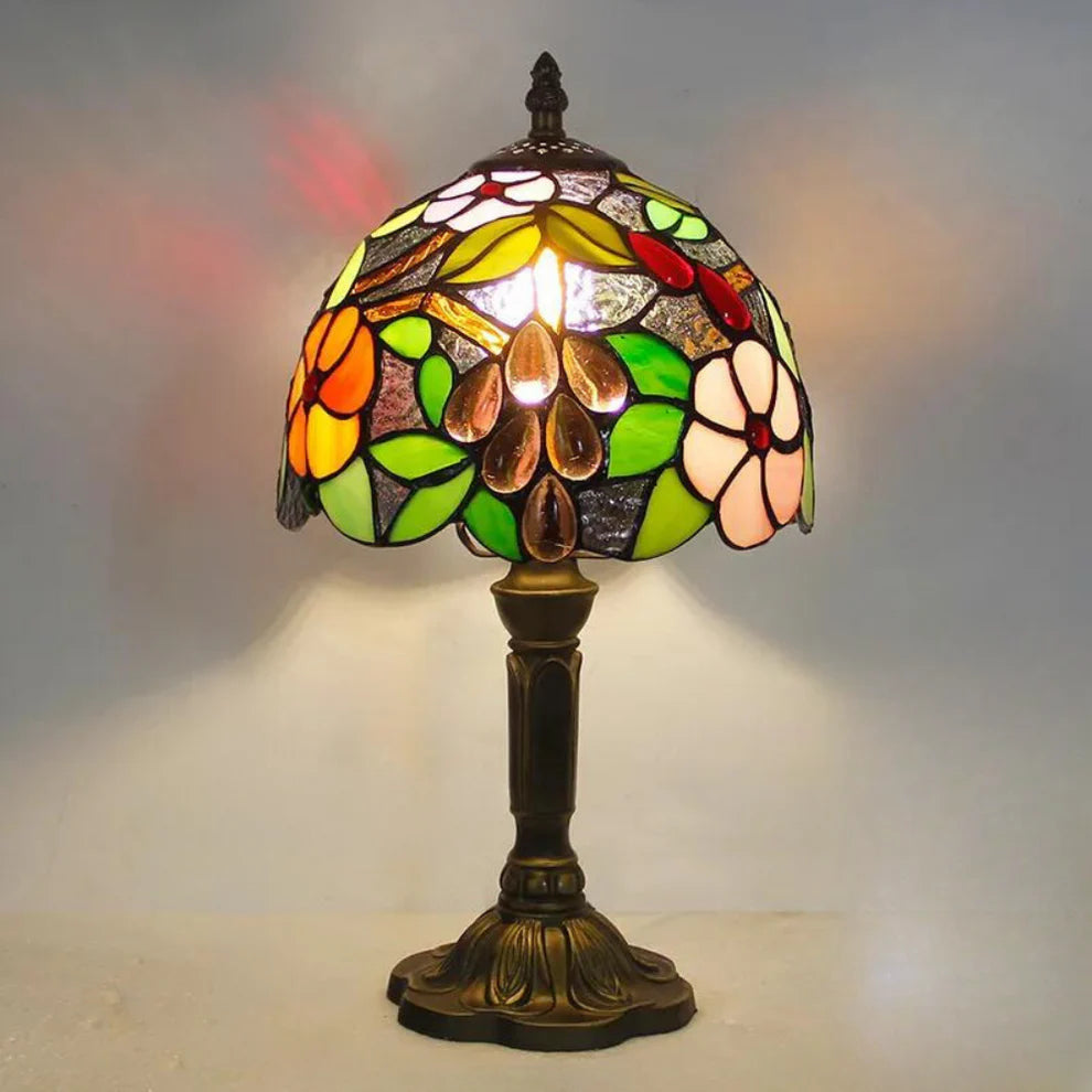 ArtZ® Nordic Stained Glass Table Lamp