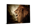 SF1355 - Lion Side Profile Tempered Glass Wall Art - Walo Furniture (Chicago, Illinois)