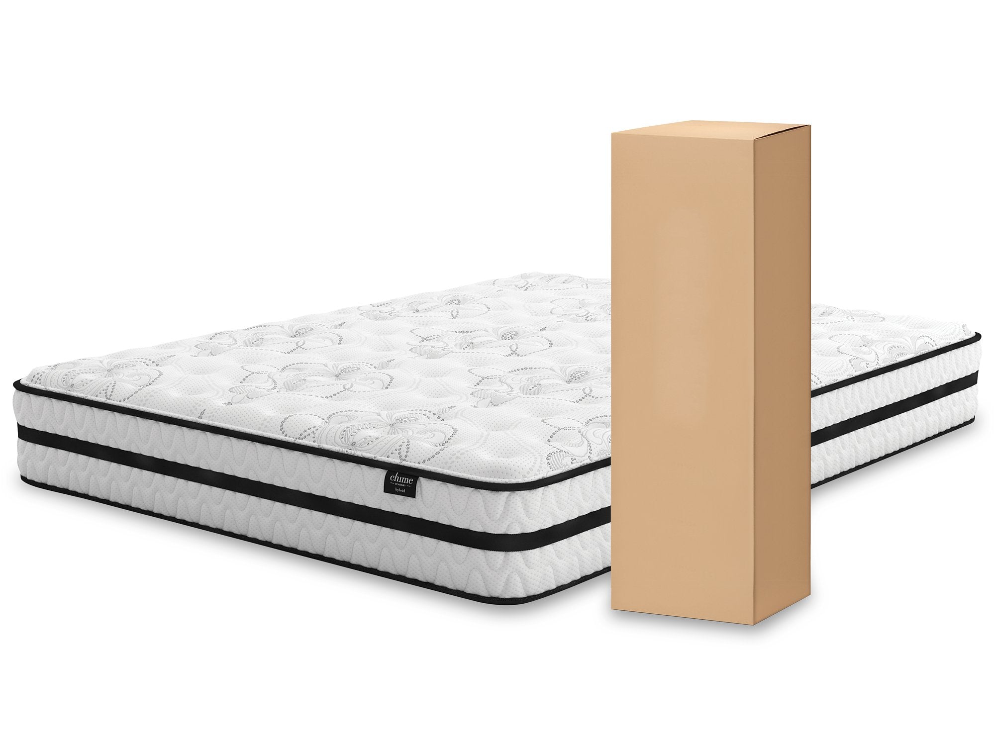 Chime 10 Inch Hybrid Mattress in a Box - Walo Furniture (Chicago, Illinois)