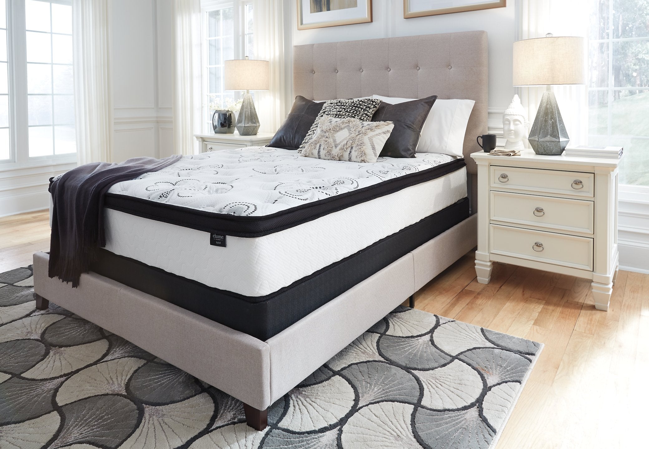 Chime 12 Inch Hybrid Mattress in a Box - Walo Furniture (Chicago, Illinois)