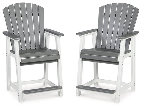 Transville Outdoor Counter Height Bar Stool (Set of 2) image