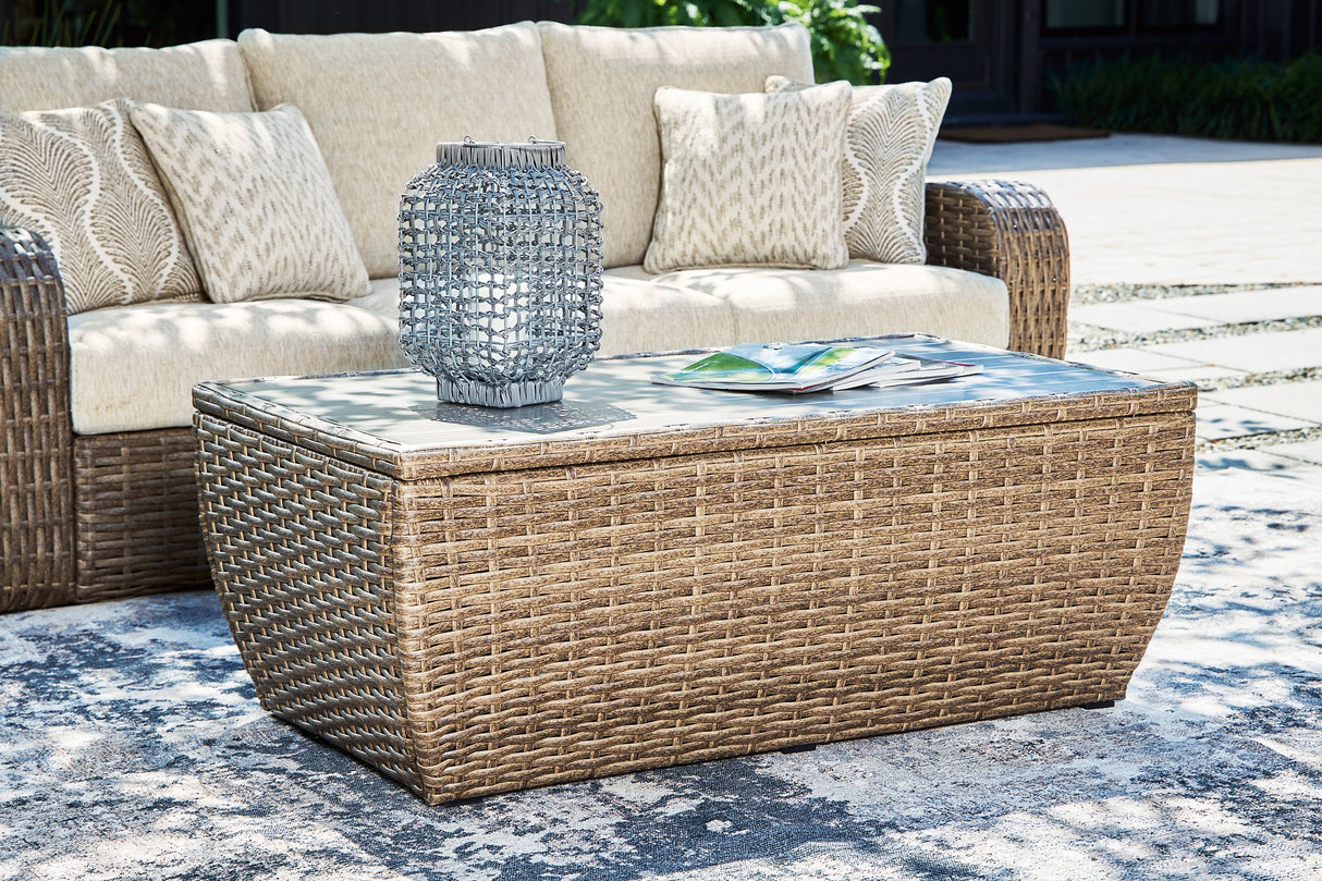 Sandy Bloom Outdoor Coffee Table