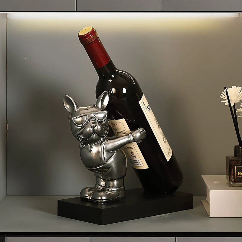 ArtZ® Bulldog Wine Bottle Holder