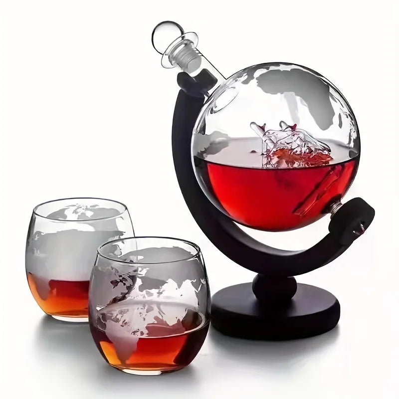 ArtZ® World Traveler Decanter And Glasses Set