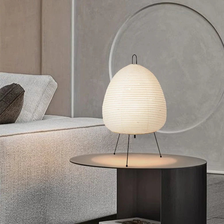 ArtZ® LED Japanese Rice Paper Table Lamp