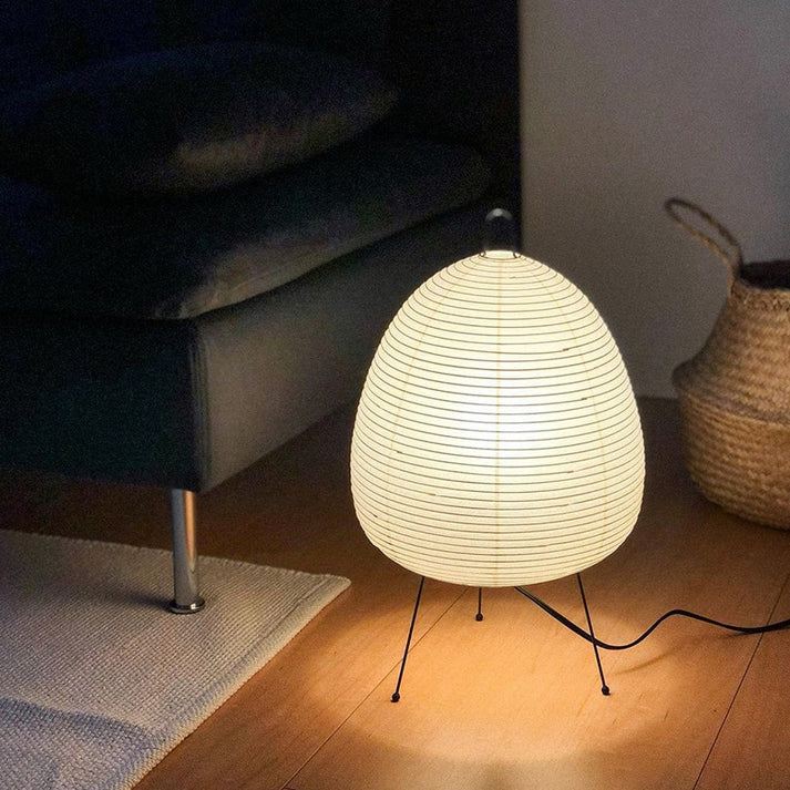 ArtZ® LED Japanese Rice Paper Table Lamp