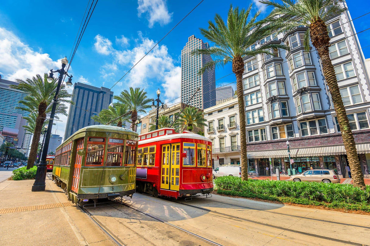 Temp Glass w/ Foil – New Orleans Trolly SF1710