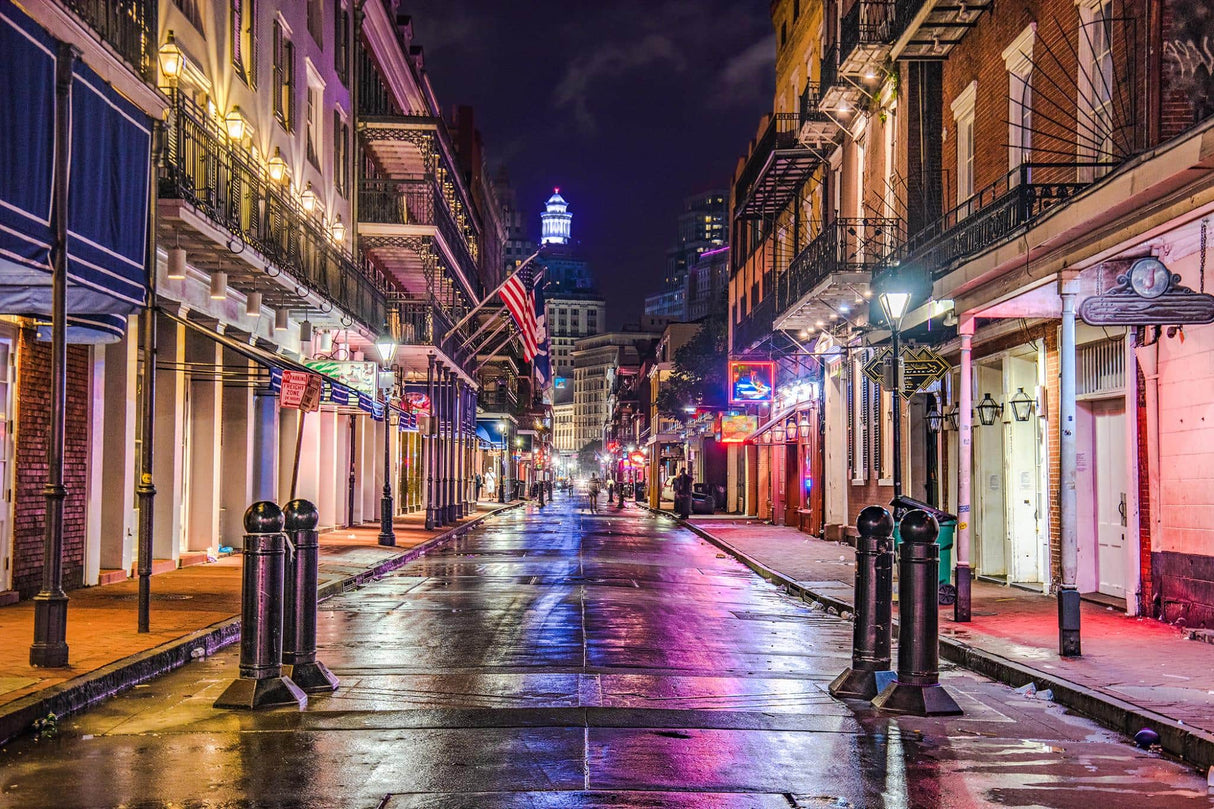 Temp Glass w/ Foil – Bourbon Street New Orleans SF1730