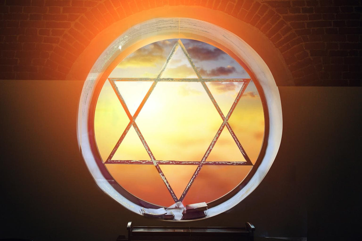 Tempered Glass w/ Foil – Star of David SF1834