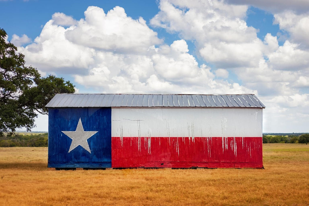 SF1838 Tempered Glass w/ Foil – Txas Flag Barn