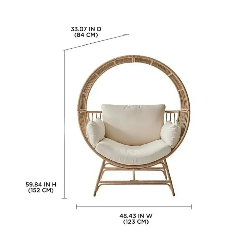 ArtZ® Nordic Eternity Wicker Chair