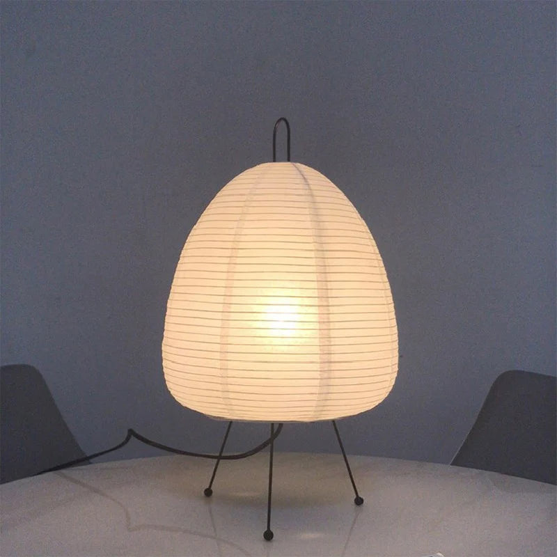 ArtZ® LED Japanese Rice Paper Table Lamp